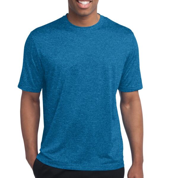 Unisex Heather Poly T Shirt Thumbnail