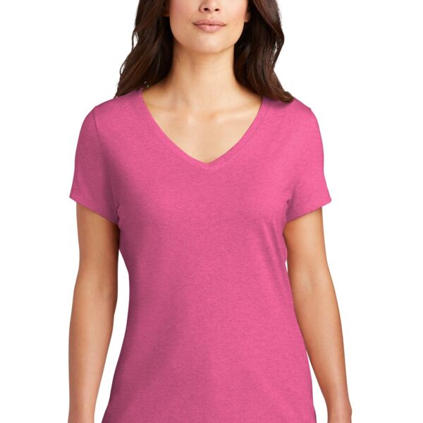 Ladies Tri-Blend V-Neck T-Shirt Thumbnail