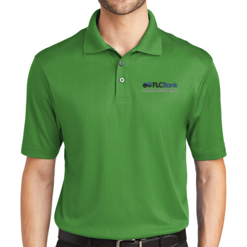  Embroidered - Performance Fine Jacquard Polo Thumbnail