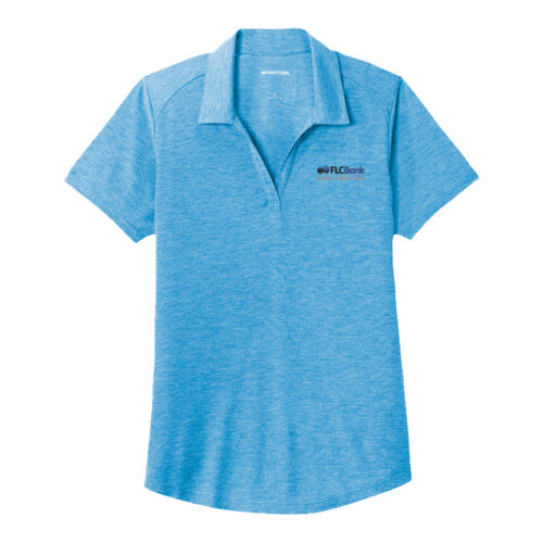 Embroidered  - ® Ladies PosiCharge ® Tri Blend Wicking Polo Thumbnail
