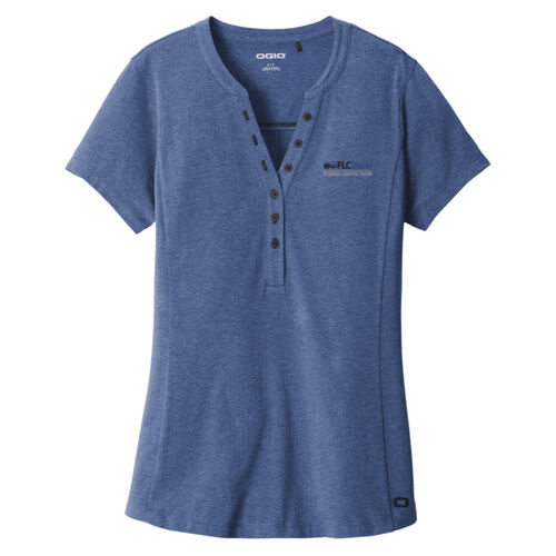 Embroidered  - ® Ladies Tread Henley Thumbnail