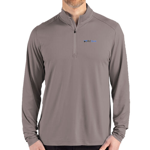 3D Emblem  - Cutter & Buck Coastline Epic Comfort Recycled Mens Quarter Zip Thumbnail